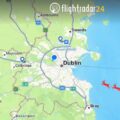 Santa Claus comes to Dublin, on Flightradar24 tracking