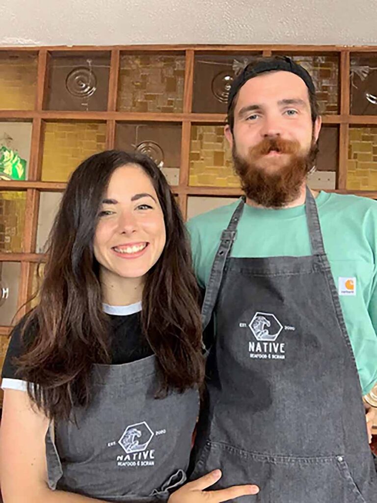 Rebecca and Stevie McCarry of Lir Coleraine