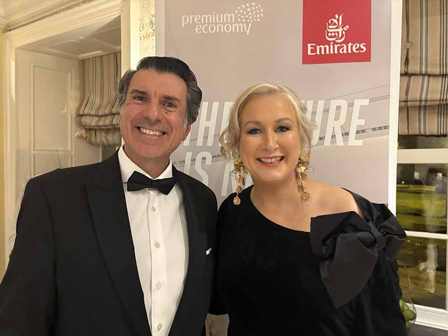 Pierfrancesco Carino and Anita Thomas of Emirates