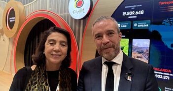 Laura Pena and Spanish Tourist Board CEO Miguel Sanz