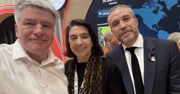 Laura Pena and Spanish Tourist Board CEO Miguel Sanz