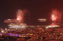 Ten cruise ships gather in Madeira for New Year’s Eve firework display