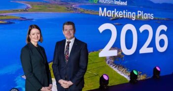 Alice Mansergh and Peter Burke, Tourism Ireland marketing plans launch 2026