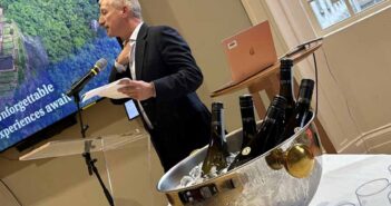 Bob Haugh speaking at the Travel Department 30th anniversary event in Dublin