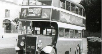 25 bus parked in lucan