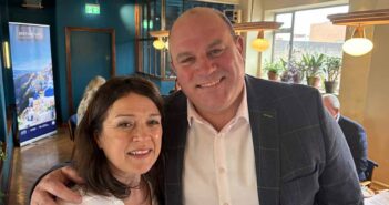 Bladhana Richardson of American Holidays and Andy Freeth of Destinatioin 2