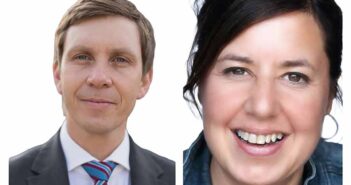 Richard Morsley and Rachel Walter