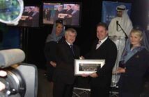 Declan Collier CEO of DAA and James Hogan CEO of Gulf Air, Gulf Air Departure ceremony 2005