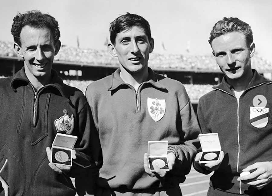 1956 Melbourne Olympics the three medalists bin the 1500 metres
