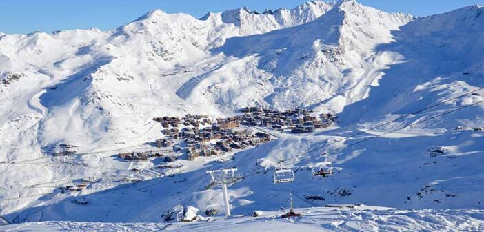 Snow-sure Val Thorens, the highest resort in Europe