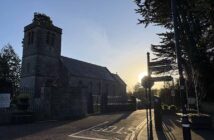 Easter Sunday dawn, Christ Church, Celbridge. county Kildare