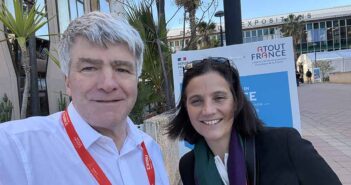 Eoghan Corry and Venssa Renaud of Atout France at Rendez Vous en France 2026