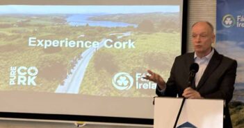 Seamus Heaney speaking at Cork tourism networking event