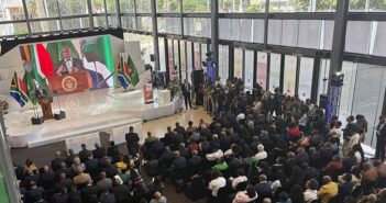 President Cyril Ramaphosa speaking at the opening of Indaba 2026