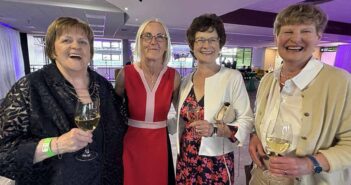 Maire Grenham, Paula, Maire Fahy and Frances Gannon at the Knock 40th anniversary event