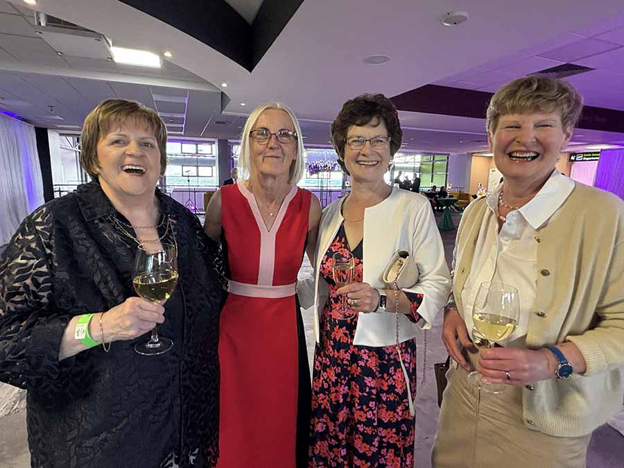 Maire Grenham, Paula, Maire Fahy and Frances Gannon at the Knock 40th anniversary event