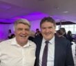 Eoghan Cory and Joe Gilmore at the Knock Irleand West airport 40th anniversary event