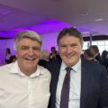 Eoghan Cory and Joe Gilmore at the Knock Irleand West airport 40th anniversary event