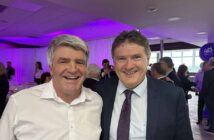 Eoghan Cory and Joe Gilmore at the Knock Irleand West airport 40th anniversary event