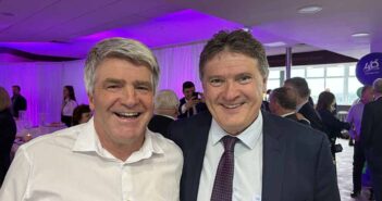 Eoghan Cory and Joe Gilmore at the Knock Irleand West airport 40th anniversary event