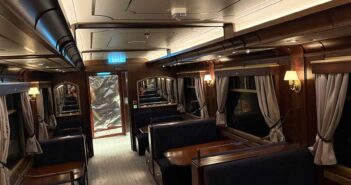 A new addition on board Royal Caribbean's Legend of the Seas, the railway themed Legend Station