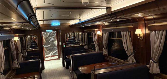 A new addition on board Royal Caribbean's Legend of the Seas, the railway themed Legend Station