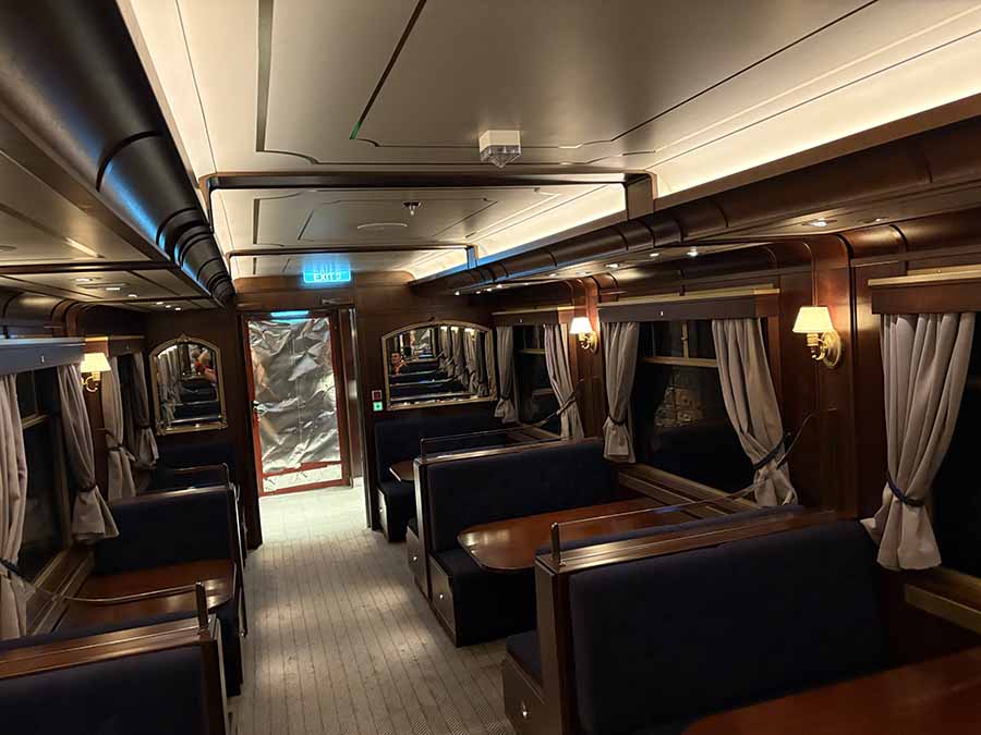 A new addition on board Royal Caribbean's Legend of the Seas, the railway themed Legend Station