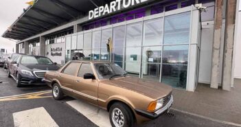 Monaignor Horan's cortina parkedooutside Knock airport