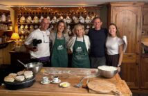Cameraperson Aaron Bottero; presenter Teigan Nash; Tracey Jeffrey, Tracey’s Farmhouse Kitchen; producer Drew Jarvis; and Aoife Costello, Tourism Ireland, during filming for the new series of popular Australian programme ‘The Great Outdoors’.