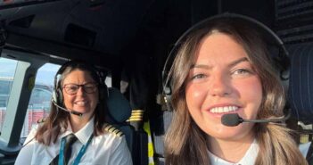 Sonya Bissett and Lara Danaher mother and daughter and both Aer Lingus pilots