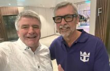 Eoghan Corry and Michael Bayley aboard Legend of the Seas
