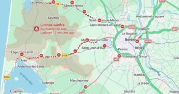 Wildfires in the Gironde