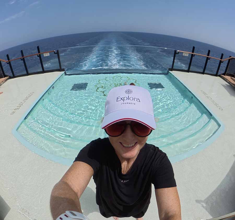 mary McKenna of Travel Suite aboard Explora III