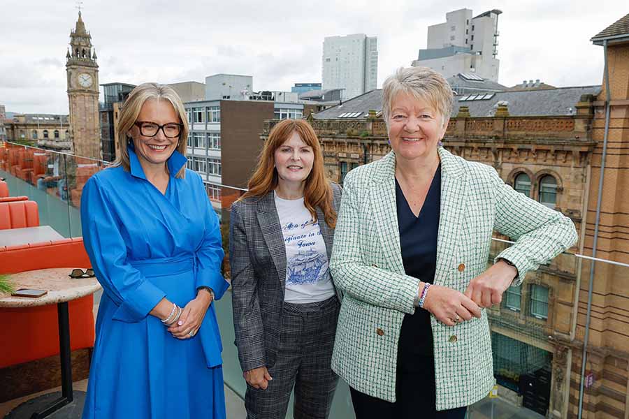 Judith Owens, Chair of the NI Tourism Alliance. Eimear Callaghan, Head of Experience and Industry Development at Tourism NI, Ellvena Graham chair of TourismNI 