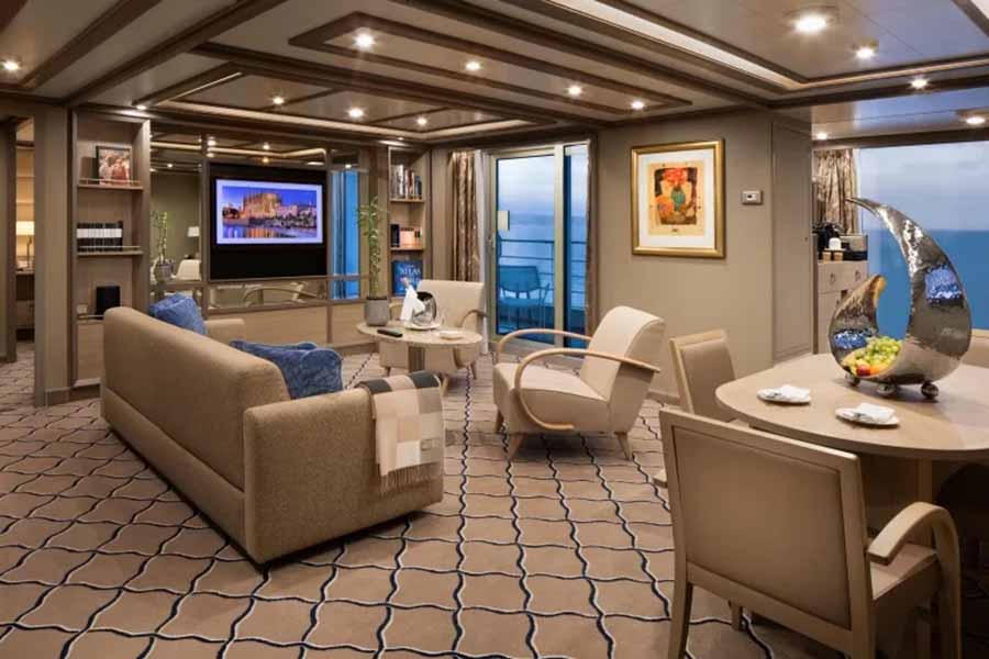 Owners suites aboard Silver Spirit