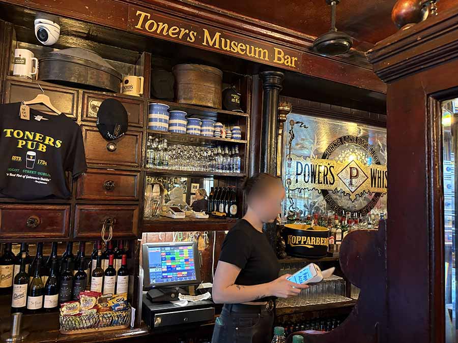 Toner's of Baggot Street has adopted the moniker "museum bar."