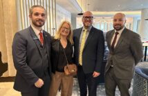 Europe hotel team who hosted travel journalists to see the €56m upgrade and new Parlour bar, Andy McCullough, Bernice Burnside,, Andy McNeill and Matt McRoberts