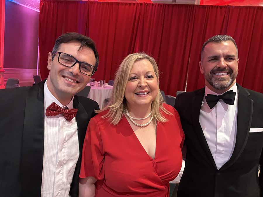 Carlos Olivera of Portugal Tourism, Orla Conlan and Ricardo Dinis of TAP Portugal