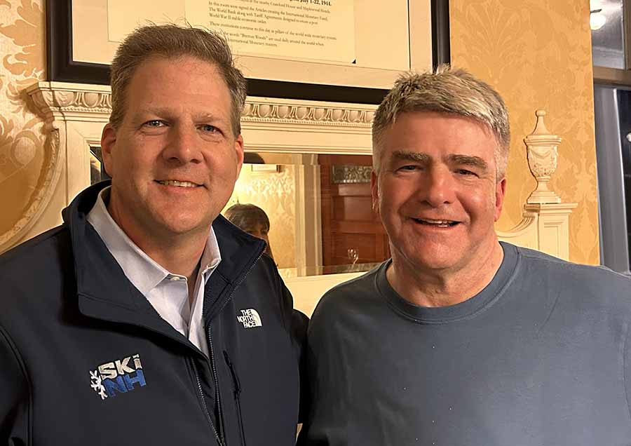 Chris Sununu CEO of A4A with Eoghan Corry