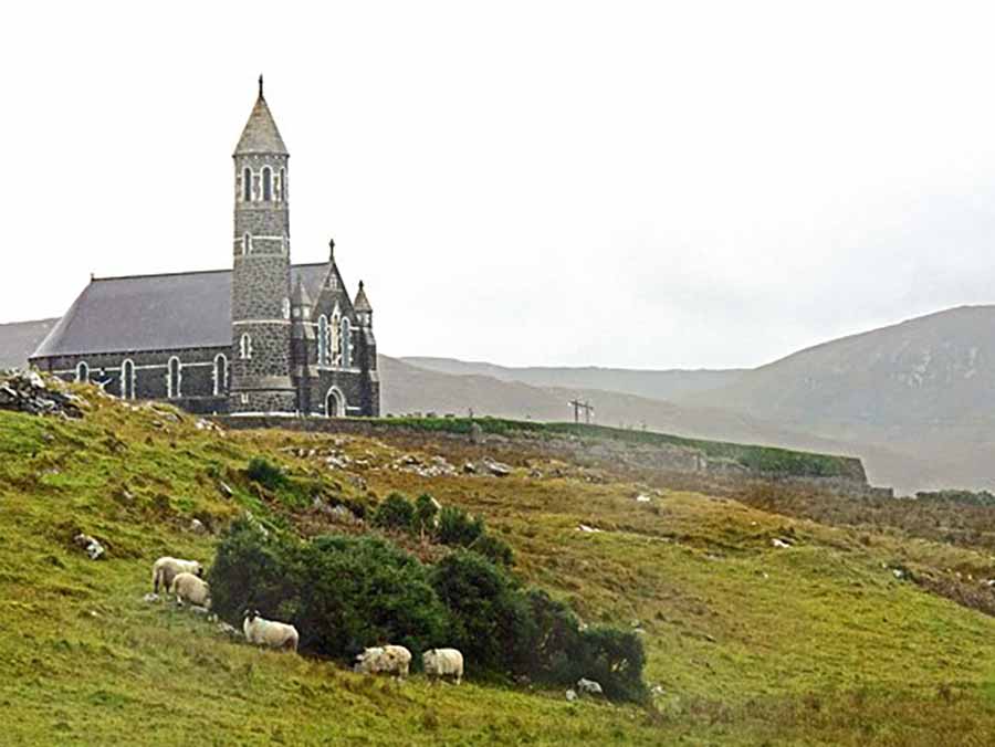 Dunlewey church in Donegal
