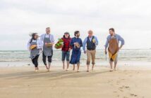 Silvia Salvana and David Foskin of Sunny South Yeast Bakery, Paul Ryan of Barefoot Farm, Chef Luis Martin of MARA Restaurant, Stan Power of The Reg Bar and Butcher Jon Toy of Meat Jon, who have come together to launch three immersive food tours,