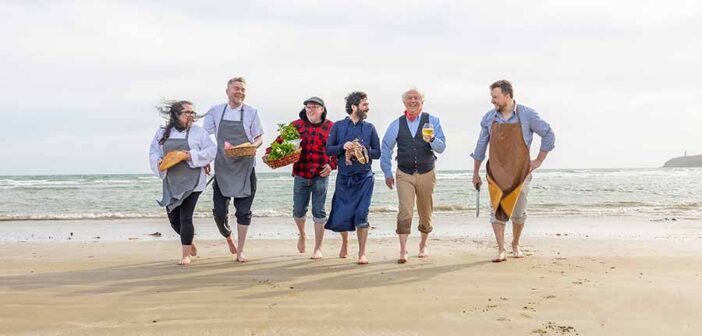 Silvia Salvana and David Foskin of Sunny South Yeast Bakery, Paul Ryan of Barefoot Farm, Chef Luis Martin of MARA Restaurant, Stan Power of The Reg Bar and Butcher Jon Toy of Meat Jon, who have come together to launch three immersive food tours,