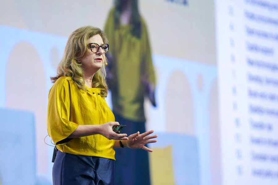 Maire Ownes Thomsen speaking at RIo 2026