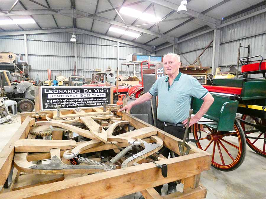 Eamon Creamer with DaVinci Vehicle