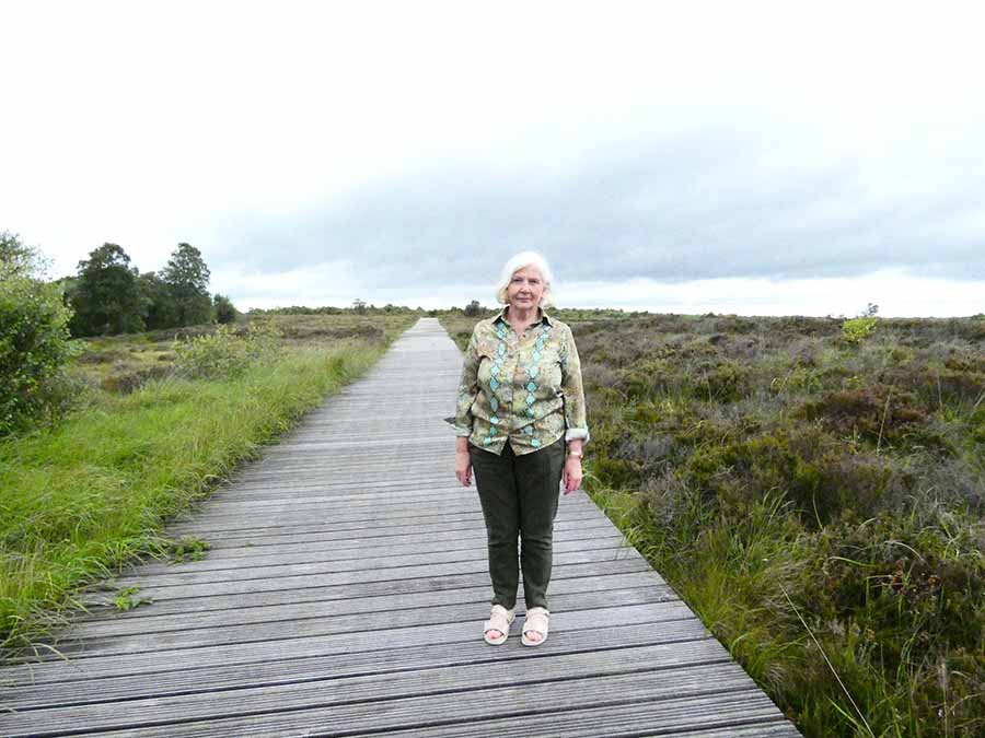 Margaret Nohilly at Corlea Trackway