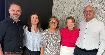 Gareth Beresford-Cooke, Gillian Noonan, Cathy Burke with Bernie Whelan and JP John-Paul Griffin celebrate JP and Gilian’s arrival to the Travel Counsellors team at the Cork office